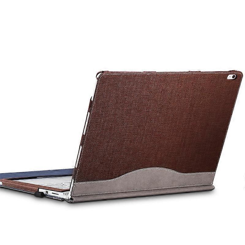 Capa protetora para laptop de couro PU para Microsoft Surface Book 3 15 polegadas