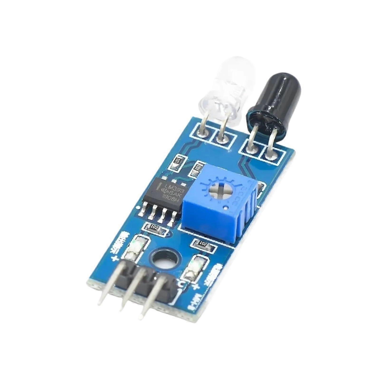 10pcs IR Obstacle Avoidance Sensor Module 3PIN Reflective  Precision for Smart Robot Car DIY