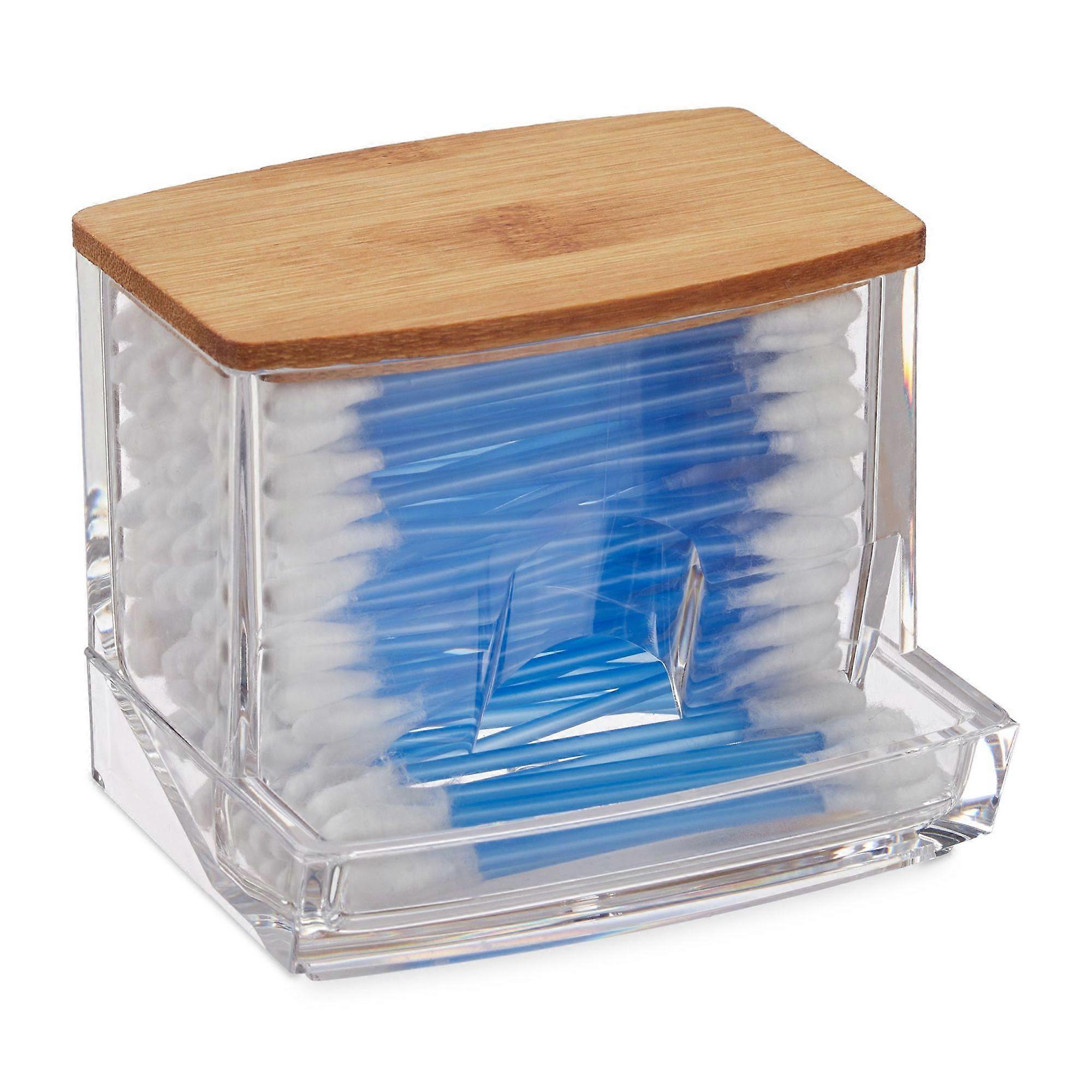Storage box for cotton swabs