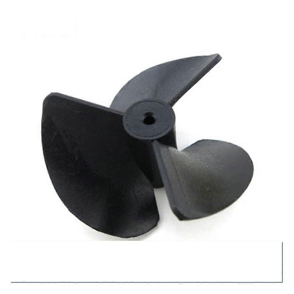 40mm Model Boat Propeller 3 Blade Nylon for 2mm Shaft RC  Replacement with Stable Thrust