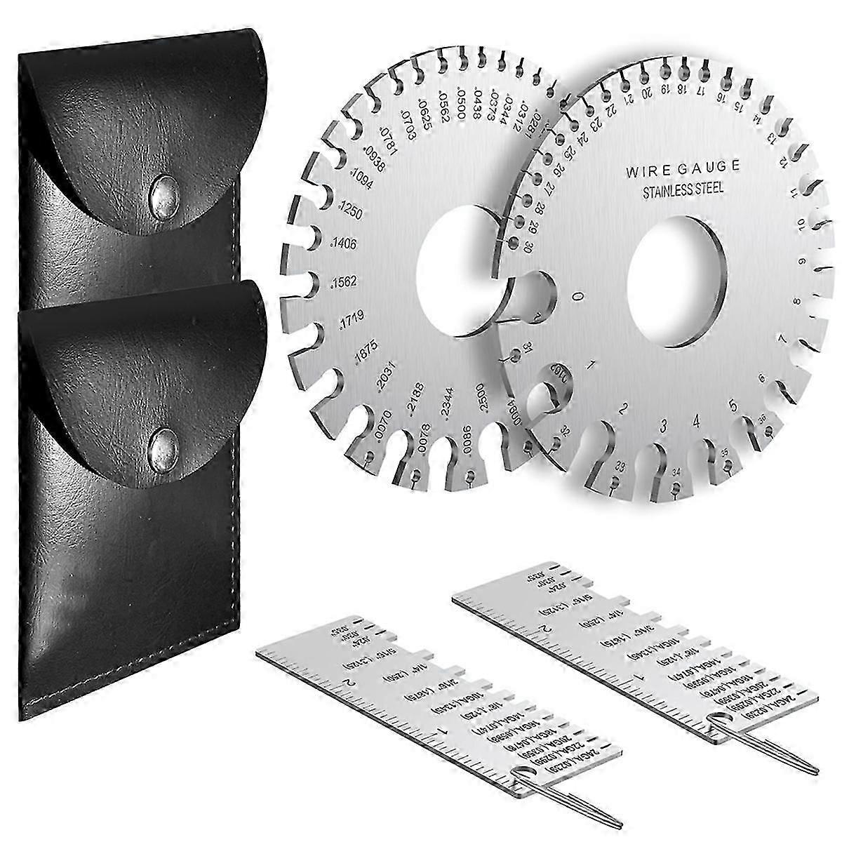 Professional wire gauge measuring tool, metal gauge thickness tool B