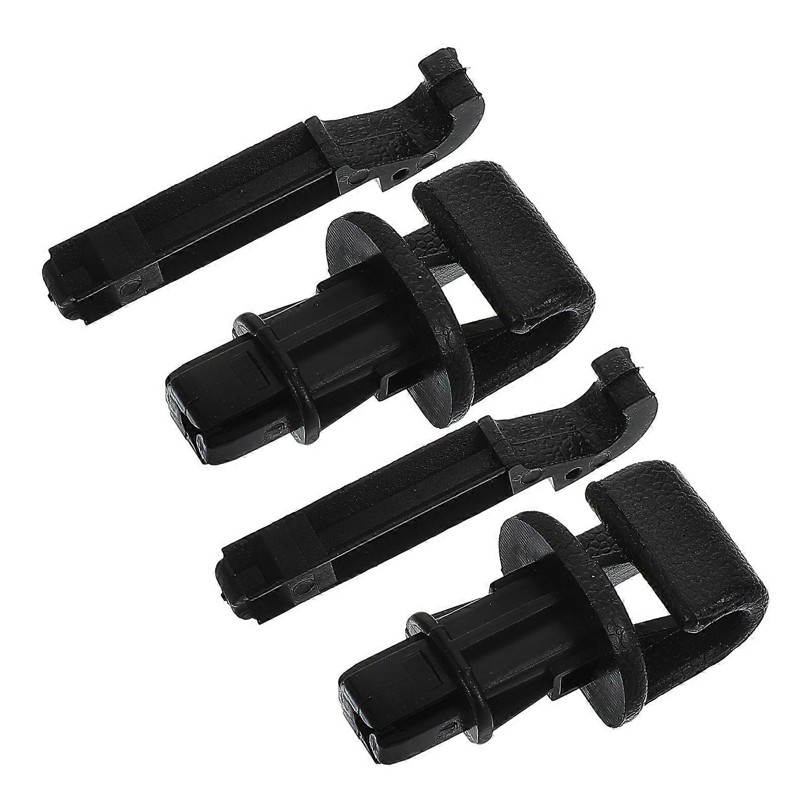 Universal Car Sun Visor Hook Clip Black 2Pcs Durable Visor Holder