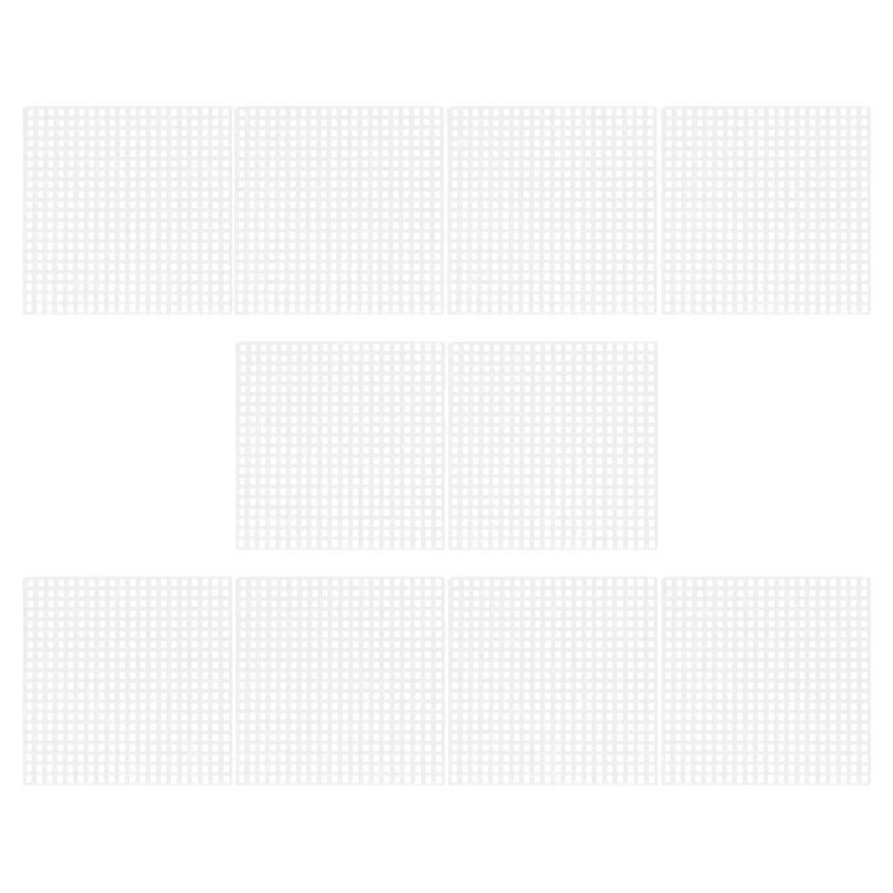 DIY Mesh Sheet Plastic Cross Stitch Mesh for Sewing Work 20Pcs