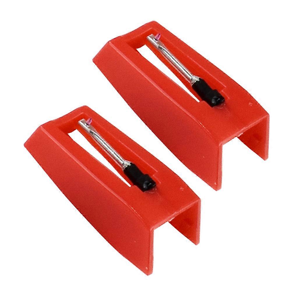 Turntable Needle Gramophone Stylus for 1Pair Red Record Needle
