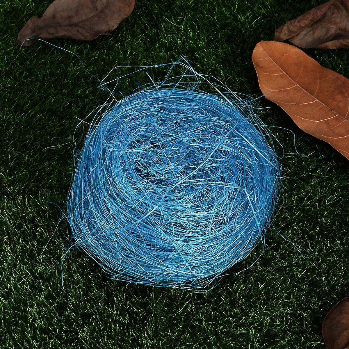 Artificial Nest Chicken Coop for Easter Decor 3Pcs Colored Thread Bird Nests