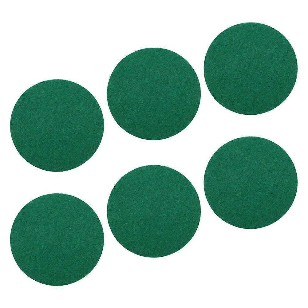 Self-Adhesive Air Hockey Mallet Pads Replacement Green 6Pcs Kit