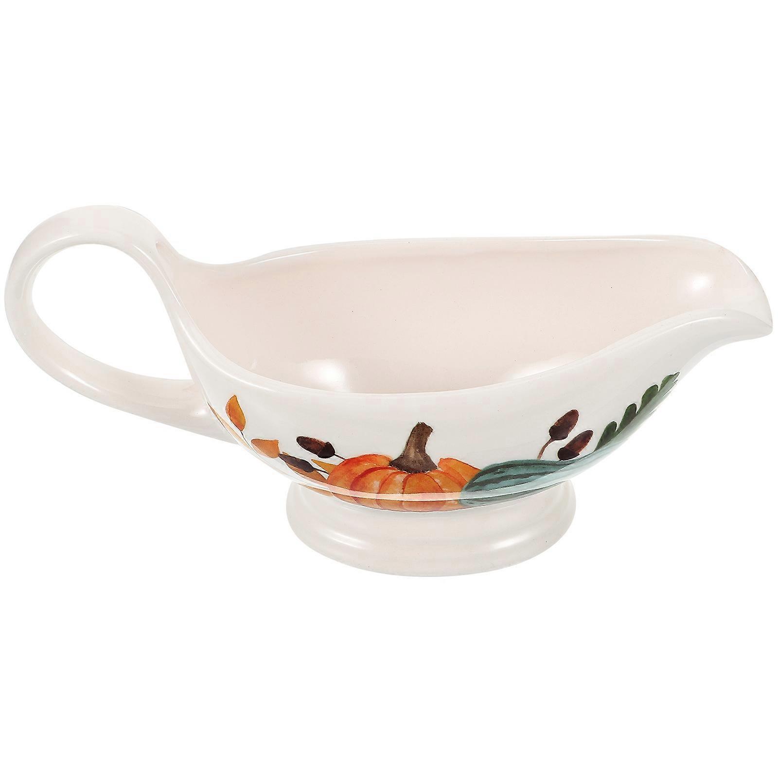 Serving Sauce Pitcher Ceramic Sauce Holder for Home Use