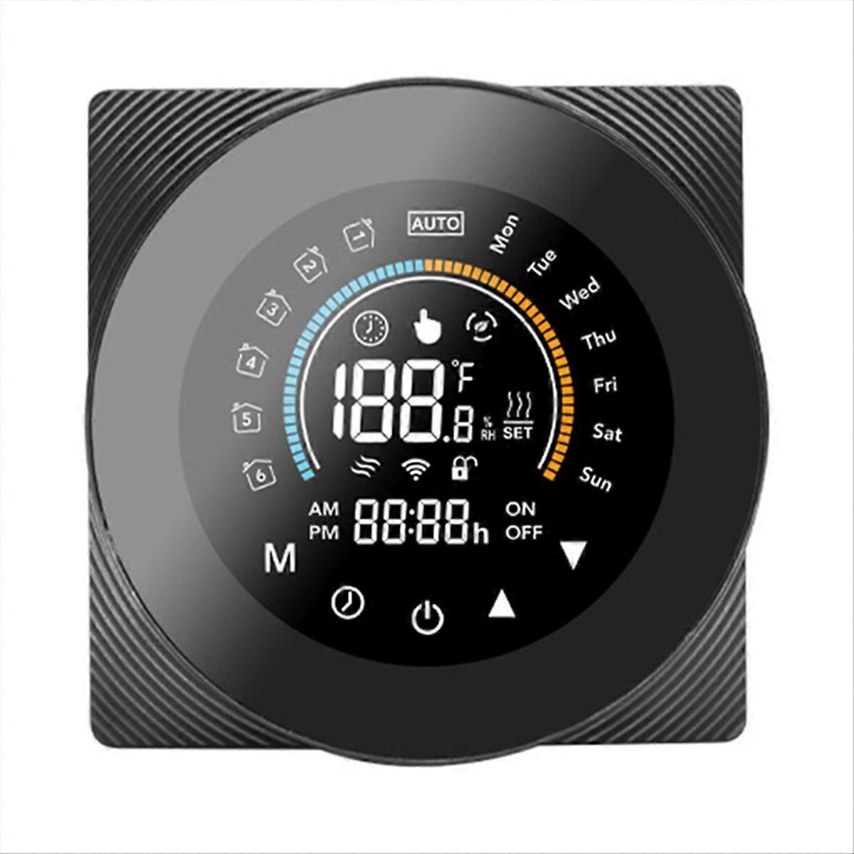 Tuya Smart Life Thermostat Controller Switch Electric Heating Black