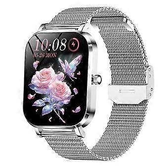 MK90 Smartwatch met Bluetooth-bellen, fitnessmonitor, hartslagmeting, SpO₂-meting, slaapregistratie en IP68-waterdichtheid.