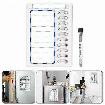 Magnetic Chore Chart for Kids, ADHD Routine Board, Dry Erase Task ...