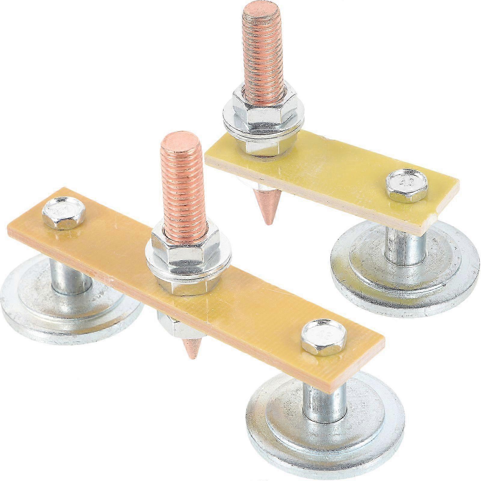 2pcs Welding Magnet Welder Ground Clamp for Stability
