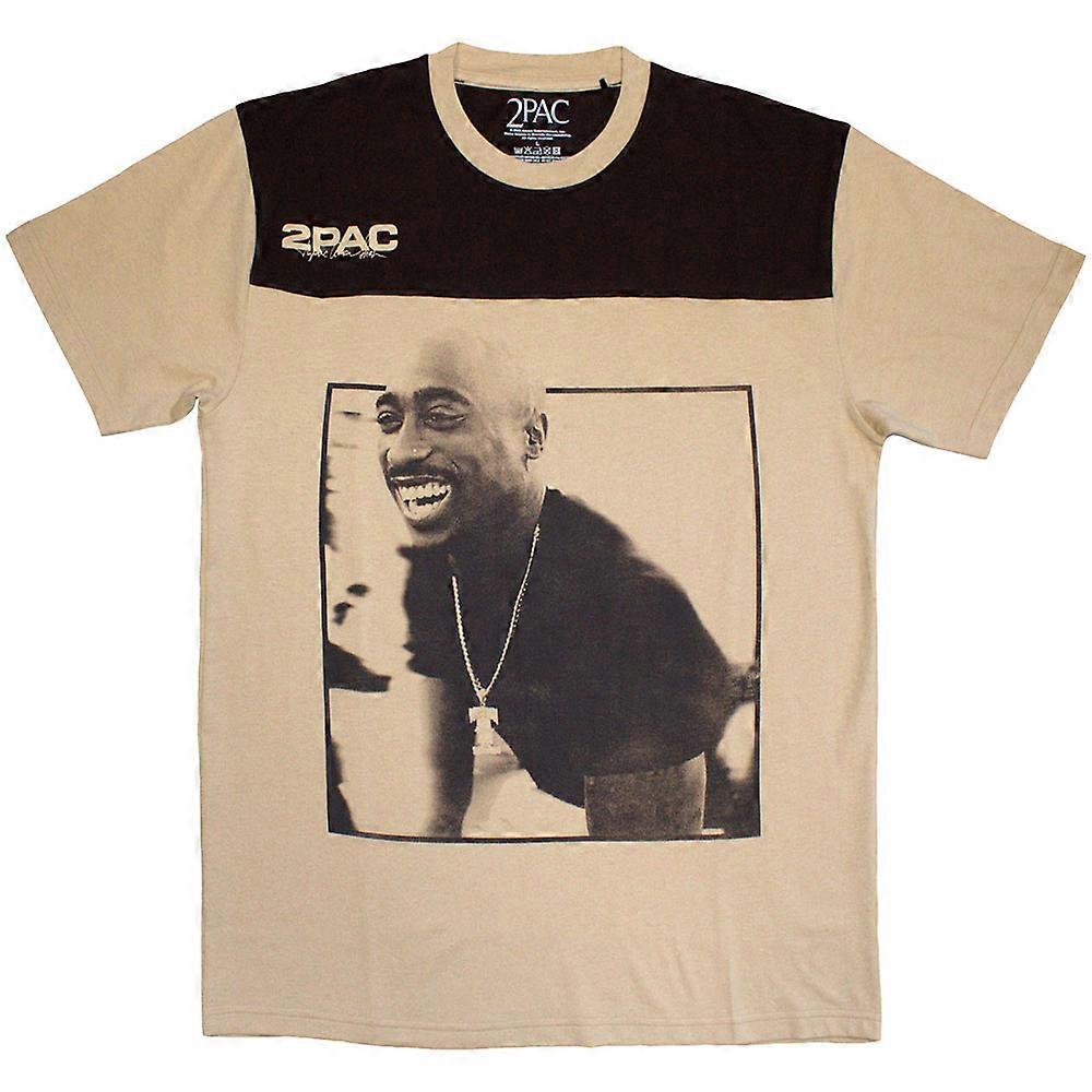 Tupac Colour Block T Shirt