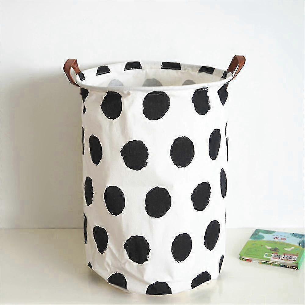 Large-capacity foldable laundry basket storage bag drawstring closure