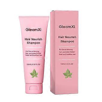 Hair Nourish Shampoo  Natural Thickening & Scalp Detox Formula, Sulfate-Free Vegan Anti-Hair Fall, Infused with Caffeine, Aloe Vera, Turmeric & Urucum
