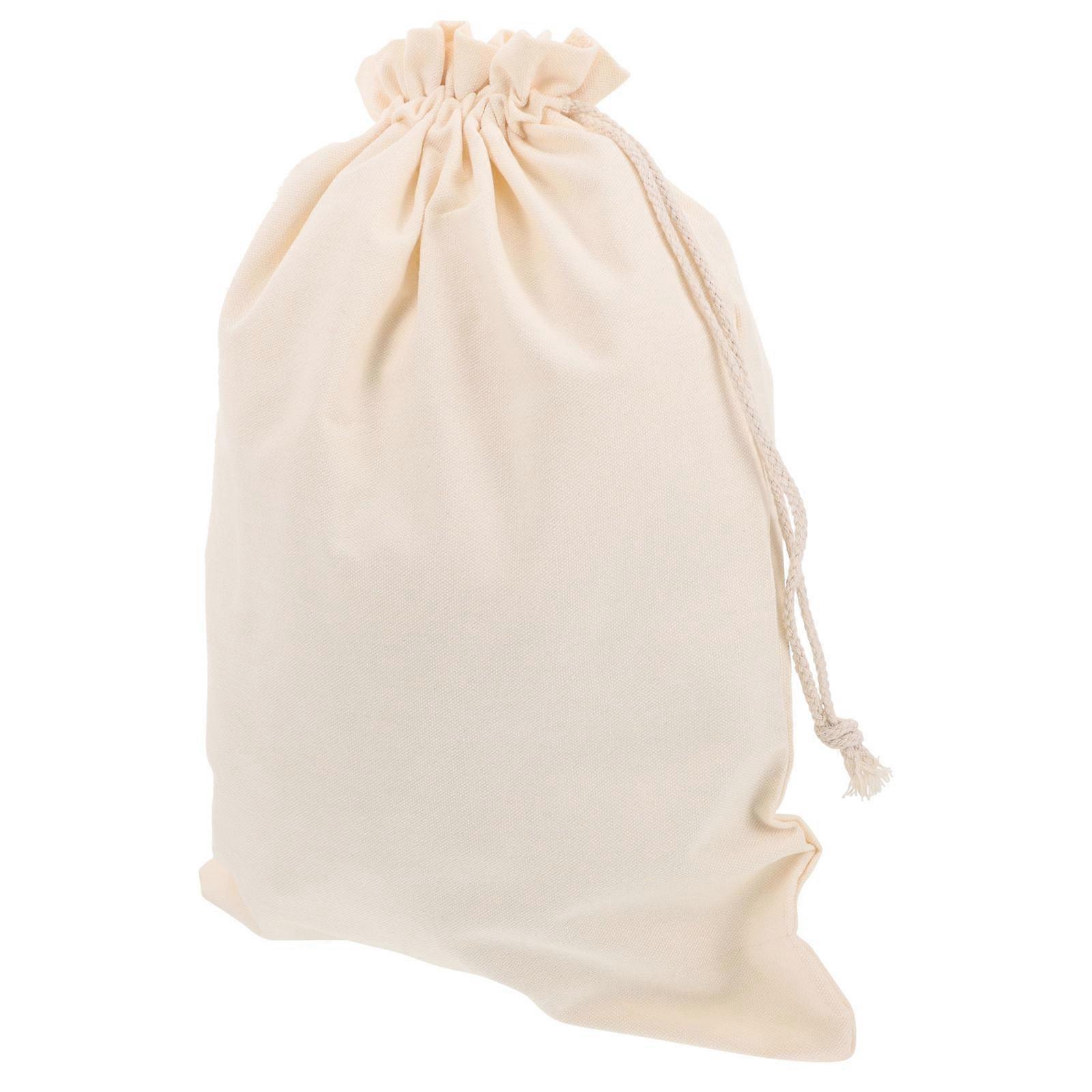 Wear-Resistant Flour Bag for Bread Storage with Drawstring 4Pcs Pack