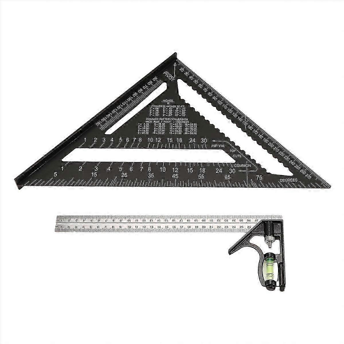 12inch Rafter Square and Combination Triangle Square,Carpenter Square