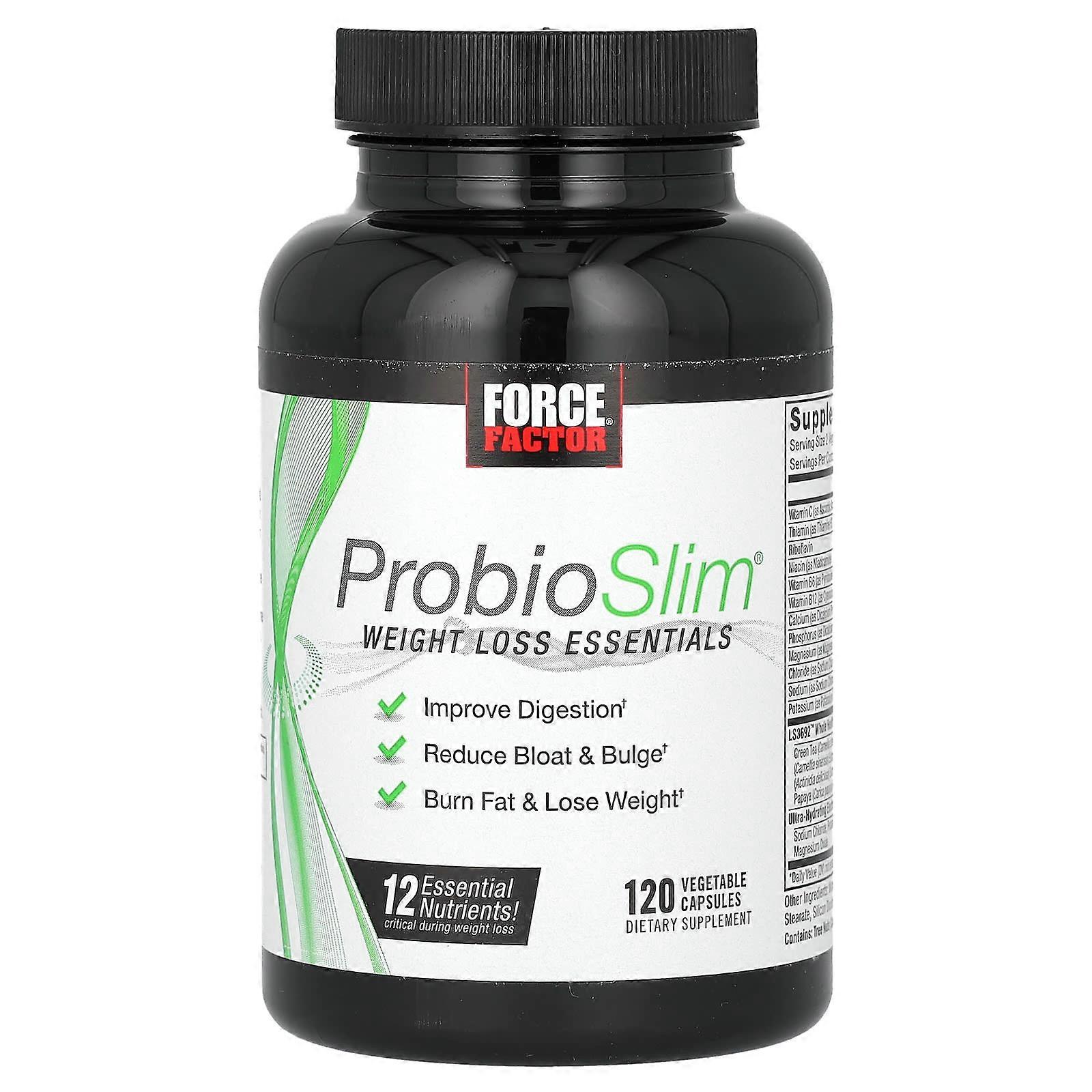Force Factor, ProbioSlim, Weight Loss Essentials, 120 Capsules