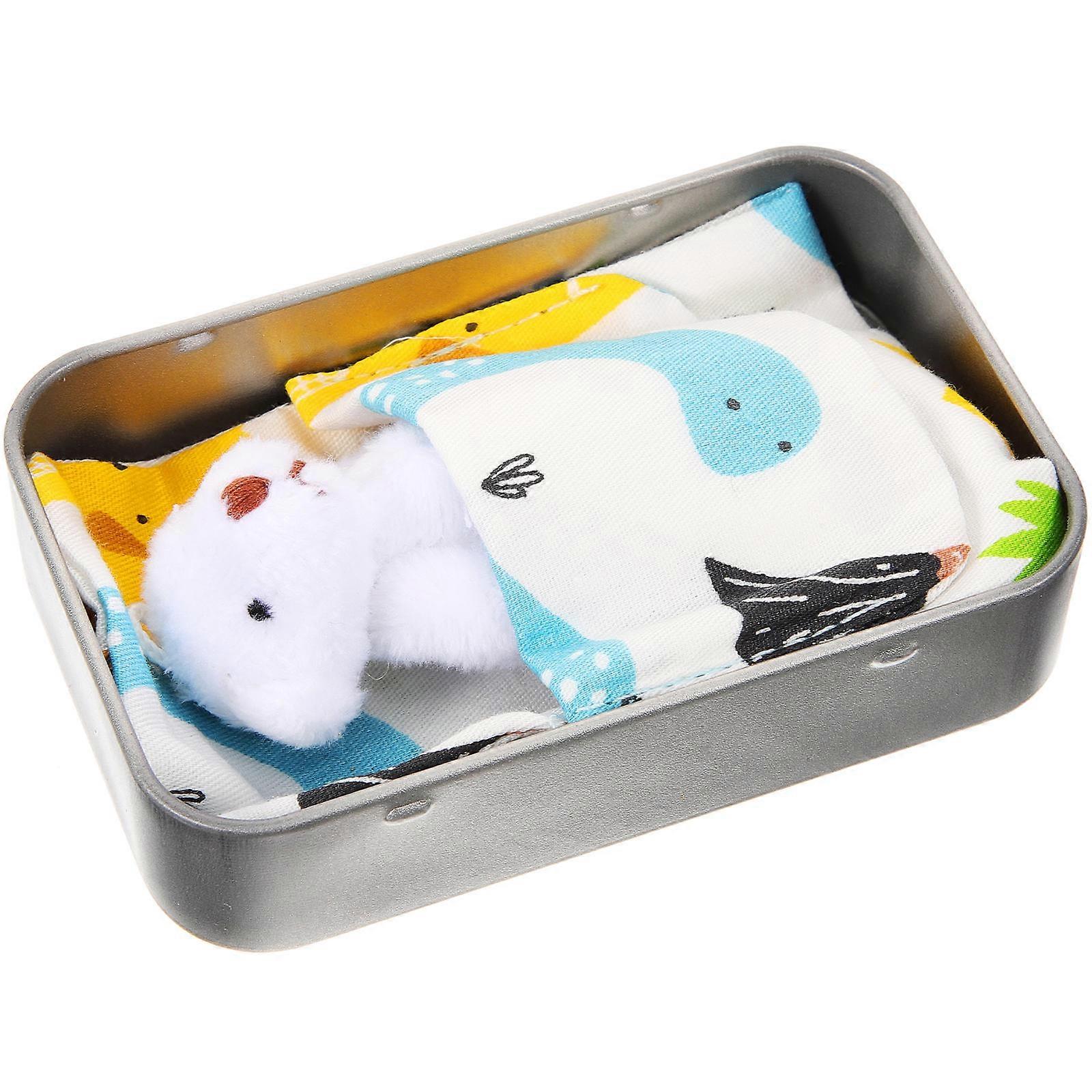 Mini Plush Bear for Decor Featuring Sponge Plush Iron Materials