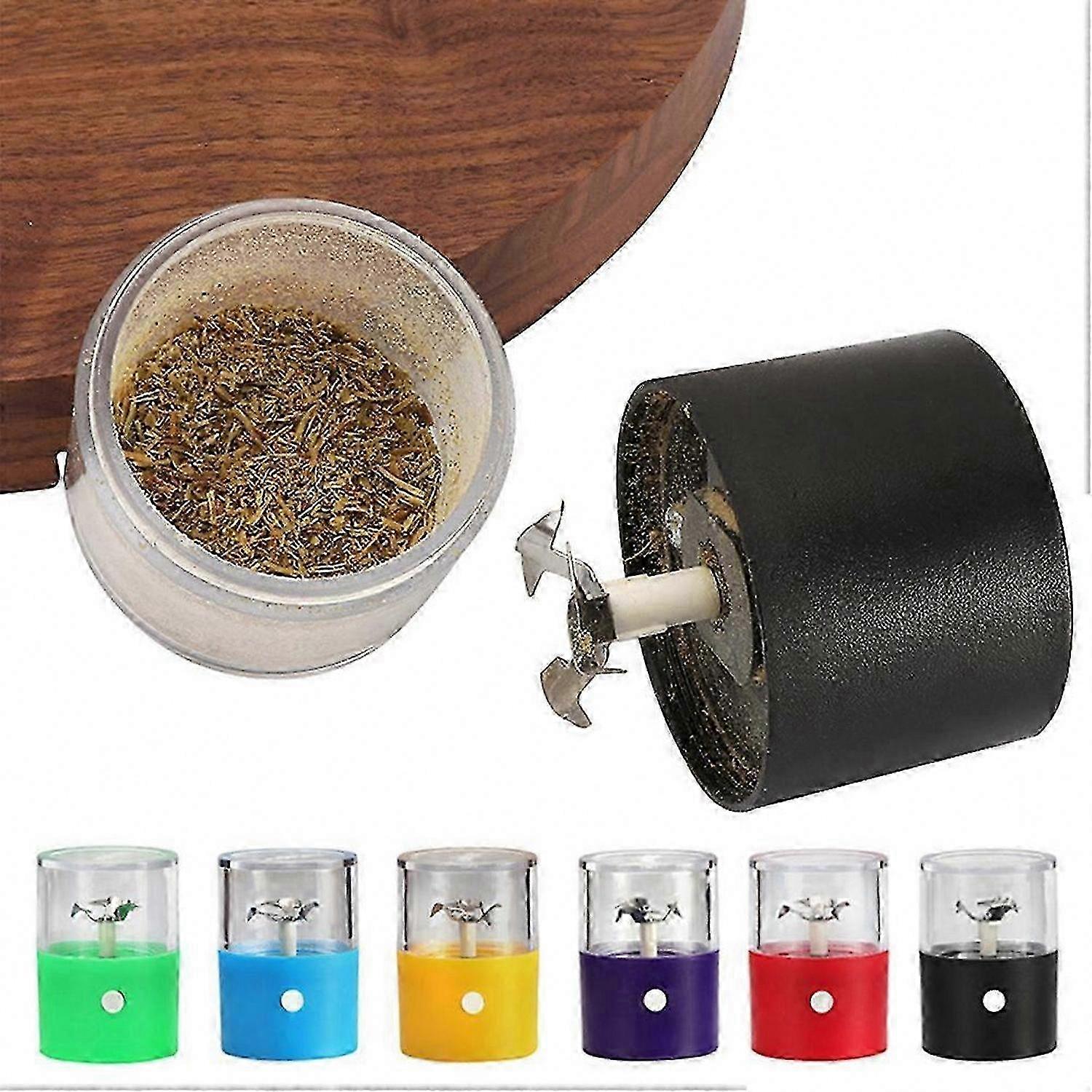 Rechargeable USB Herb and Grain Grinder, Multi-Function Spice Mill for Kitchen Use