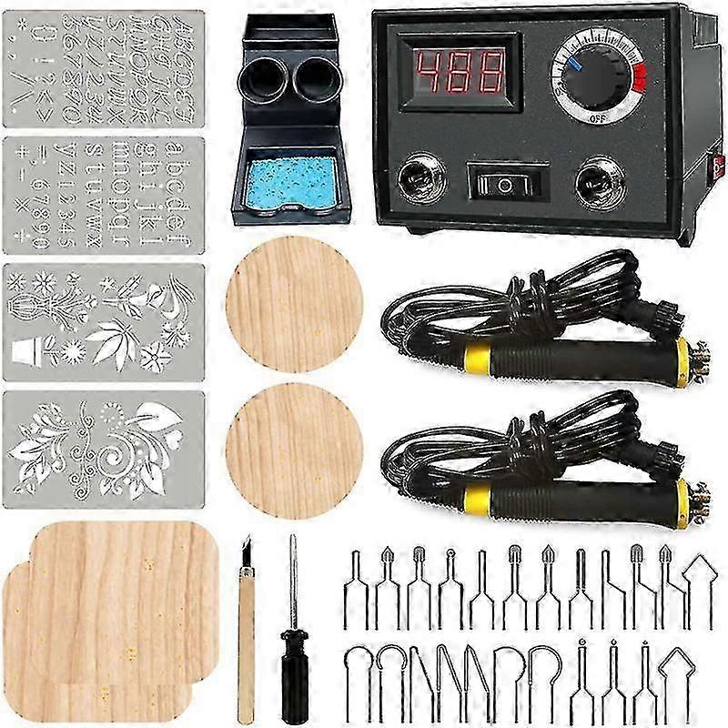 Kit de pyrogravure réglable 60 W avec double stylo