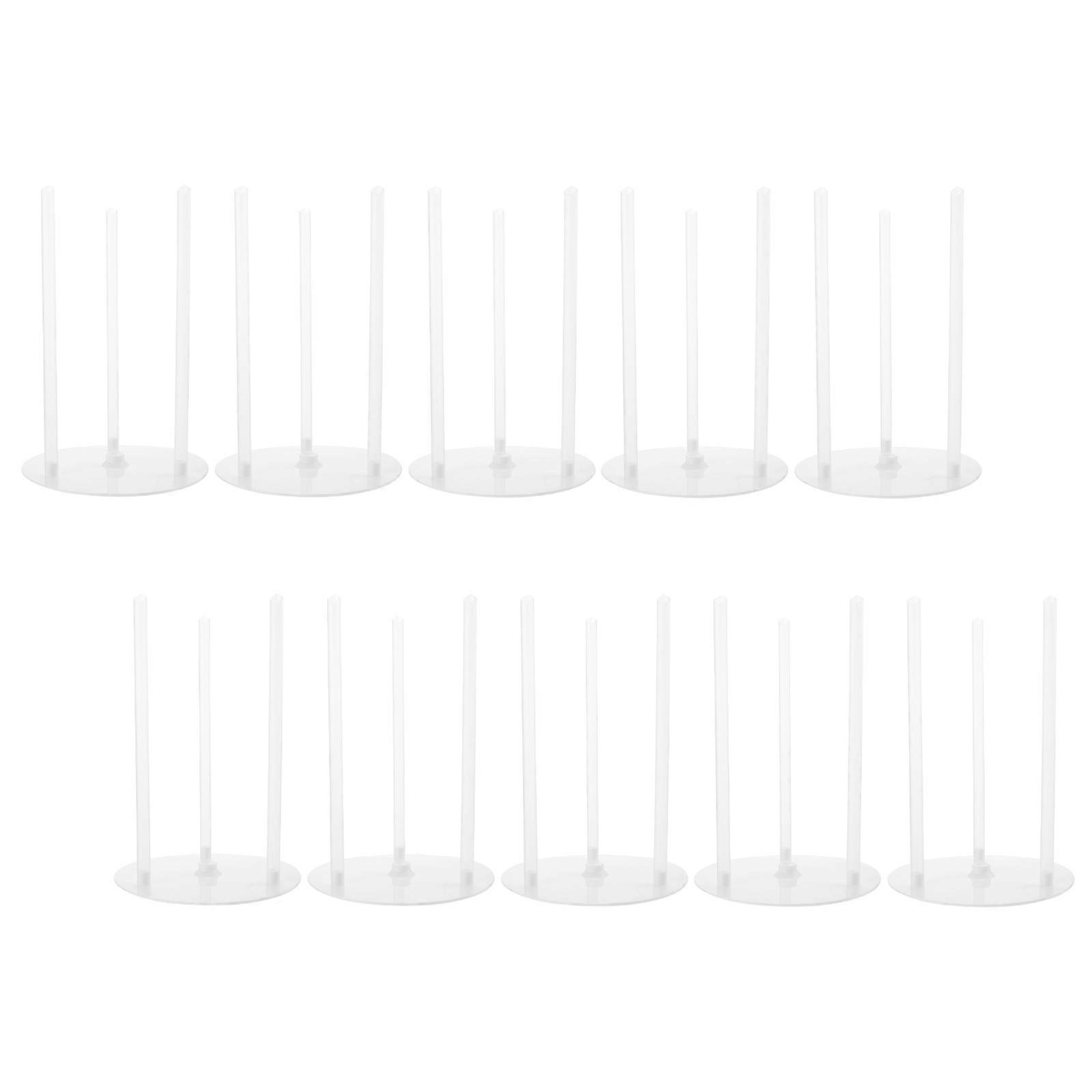Cake Tier Supports Multi-Layer Cake Support Frame for 10Sets