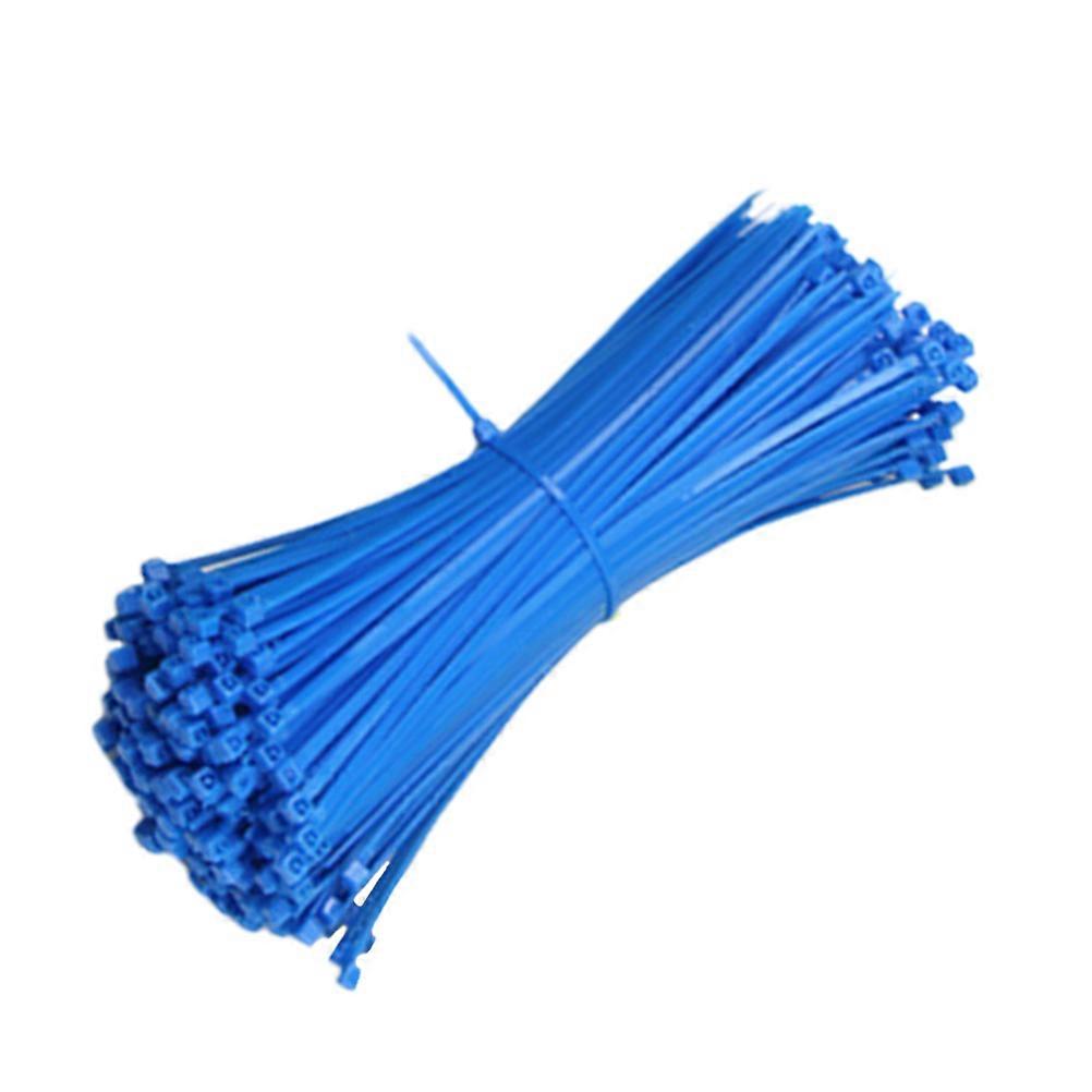Self-Locking Cable Tie Blue for Securing Wires 1000Pcs Nylon Cable Ties