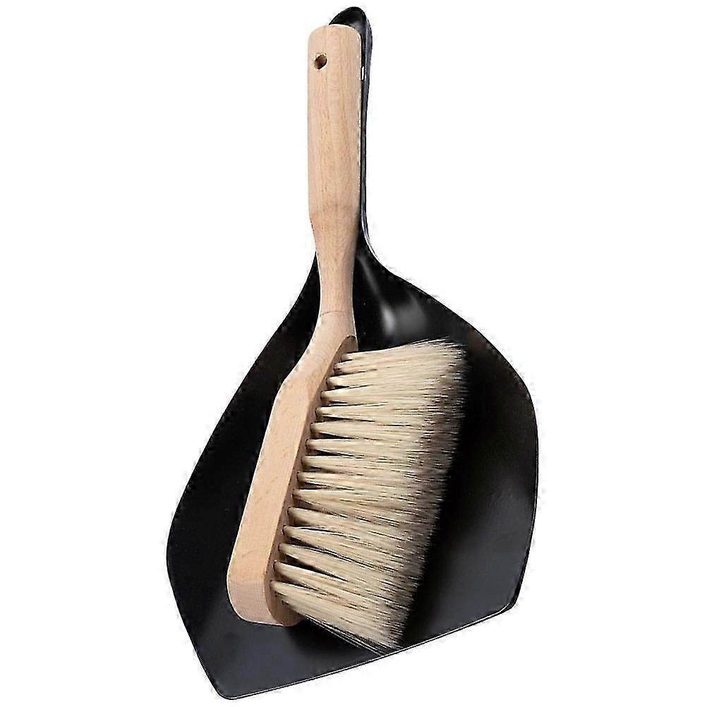 Multi-Function Dustpan and Broom for Household Use 1Set with Bamboo