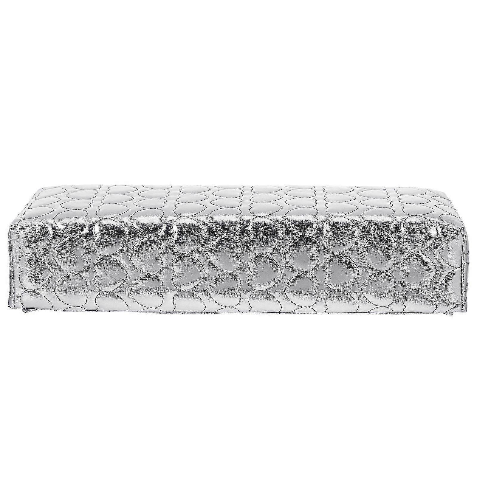 Coussin de manucure argenté