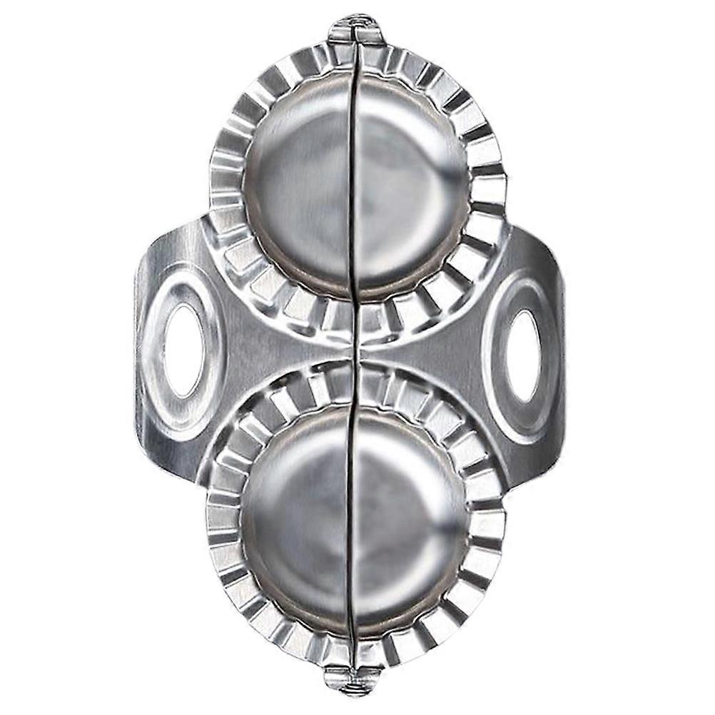 Durable Dumpling Mold Dumpling Making Tool Stainless Steel Dumpling Maker for Home Kitchen Restaurant (Silver)