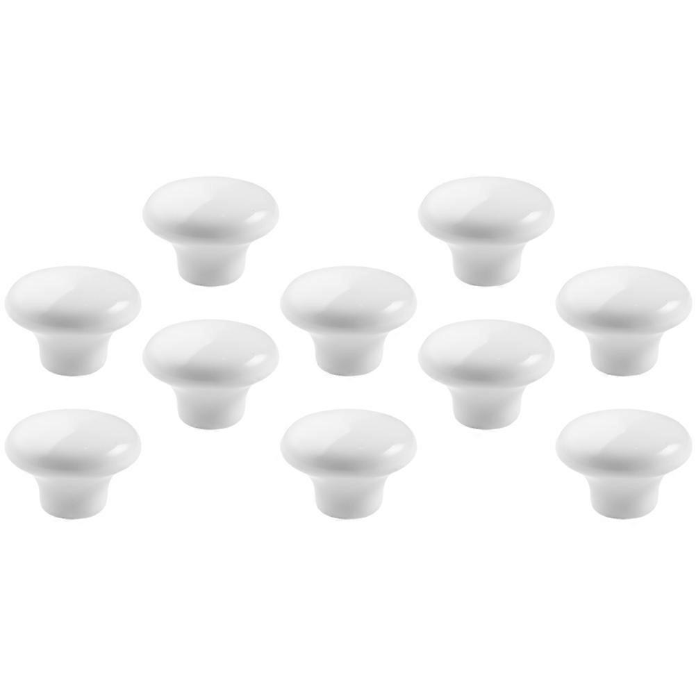 10Pcs Round Cabinet Knobs Single Hole Cupboard Door Handles Small Pull Door Knobs for Wardrobe