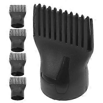 5pcs Secador de Cabelo Pentes Bicos Universal Plástico Salão de Cabeleireiro Pentes de Sopro Acessório Cabelo Styling Bico Ferramenta para Endireitar Desembaraçar Fino
