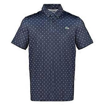 Lacoste Mens All-Over Print Regular Short-Sleeved Polo Shirt