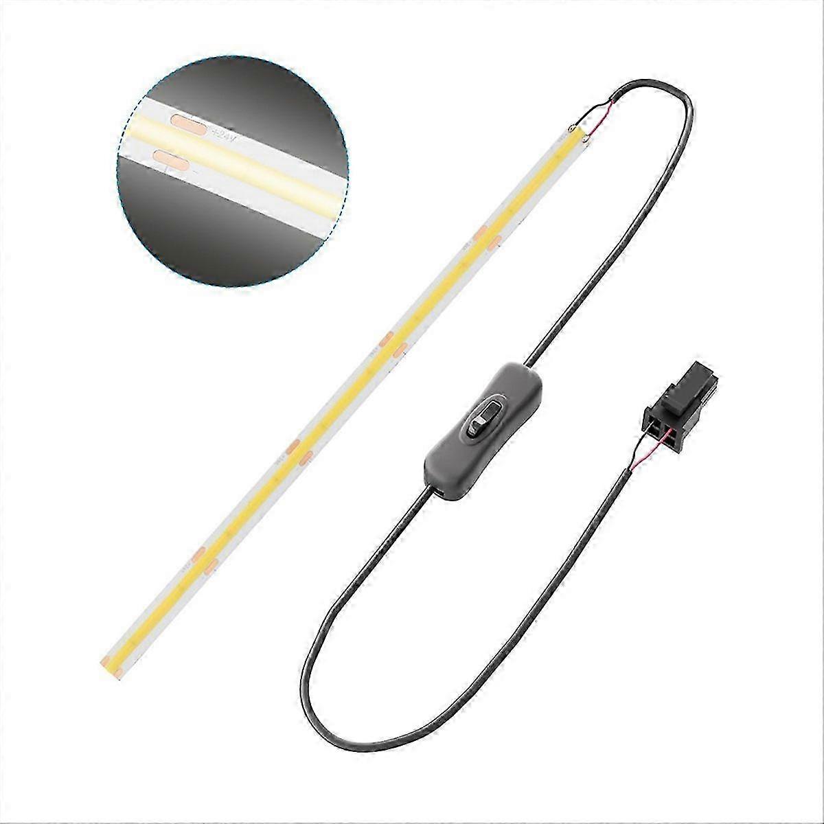 3D Printer Accessories 24V COB Light Bar Kit for Bambu Lab A1 Accessories: COB Light Bar with Switch