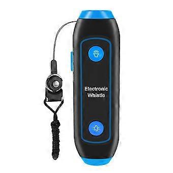 Electronic Whistle Crisp Sound High Decibel Compact Size Lanyard Design with LED Light Battery-operated Camping Electronic Whistle Outdoor Emergency T