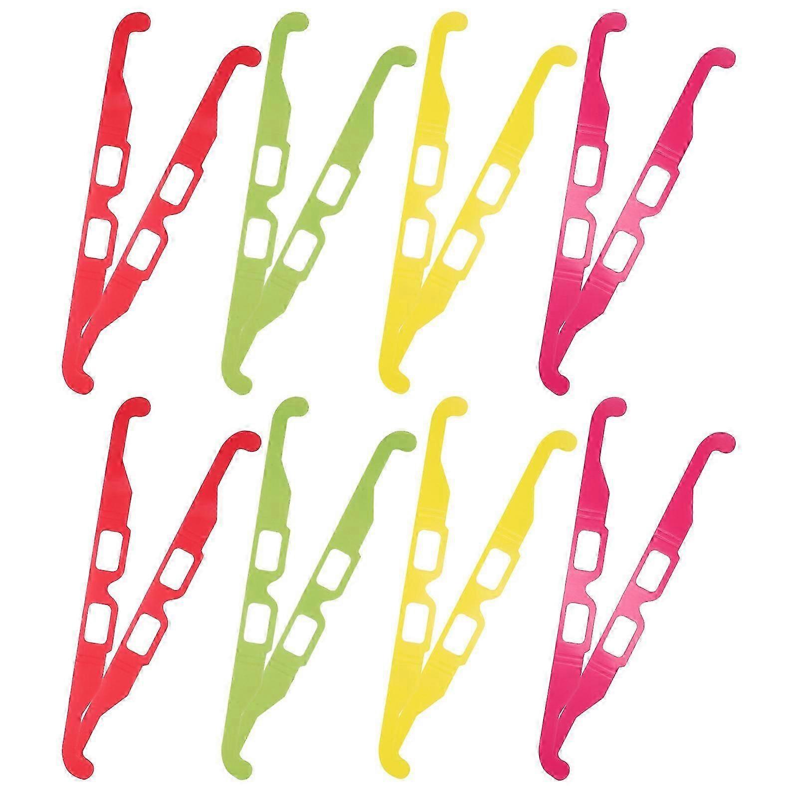 Heart Shape 3D Diffraction Glasses for Light Effects with 100Pcs Pack SC