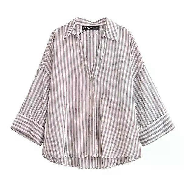 Women's Slim Fit Striped Shirt