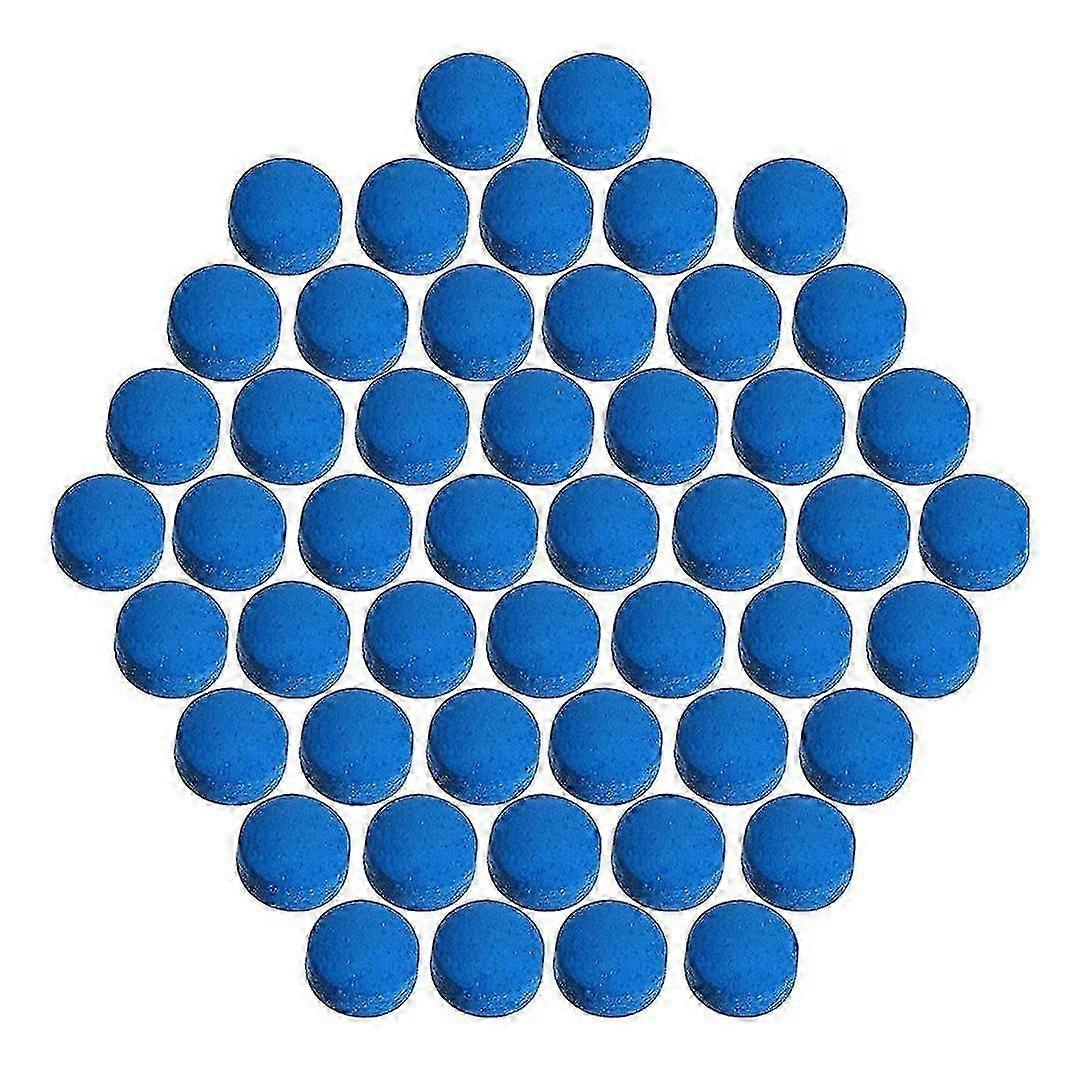 9mm Pool Cue Tips 50 Pcs, Compatible with Snooker & Pool Cue Replacements