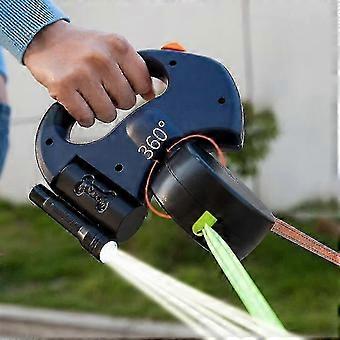 Doppelt einziehbare Haustierleine mit leichtem, tragbarem Wirbel, Blau