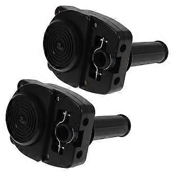 2 Pcs Bike Sound Horn, Loud Electric Bicycle Horn with Motorcycle Sound, Kids Cycling Accessories for Boys Girls Bikes, 4.5'' x 5.1''
