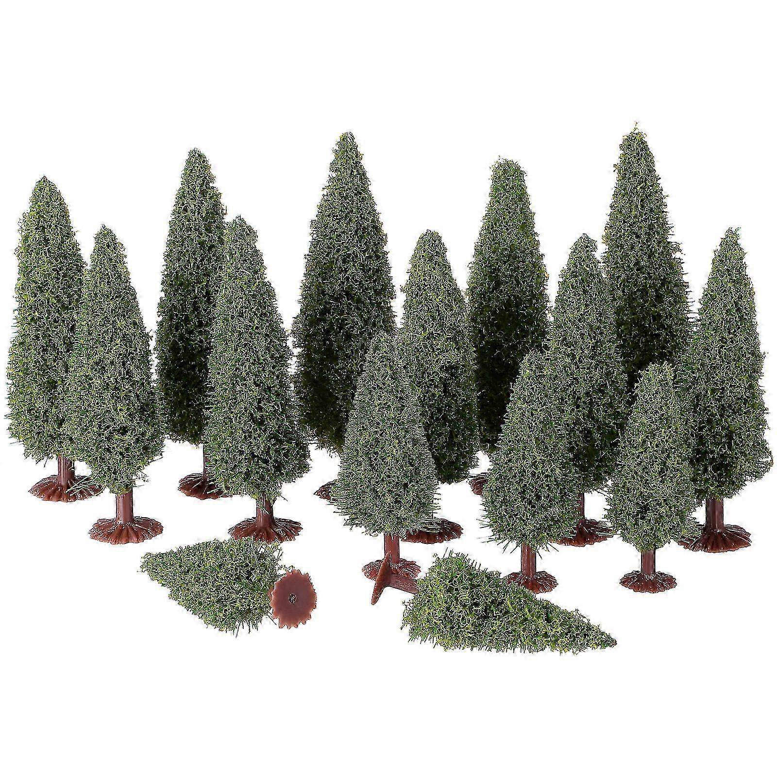 Model Cedar Tree Winomo Cedar Trees compatible with Diorama Scenery Layout 15Pcs