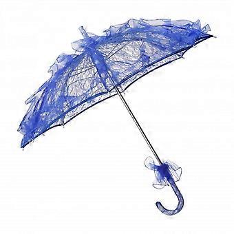 Foldable Lace Parasol for Little Girls Multifunctional Photo Props Dia 23.6inch YTQ