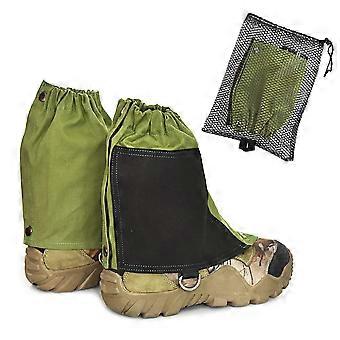 Waterproof Hiking Gaiters for Men and Women, Adjustable Leg Protection with Quick Secure Fastening