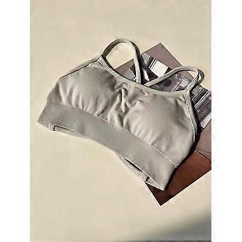 Seamless Cross Sports Bra,Gym Top Women Training Running Yoga Bra Stretch  Sports Underwear Fitness Workout Tank Tops