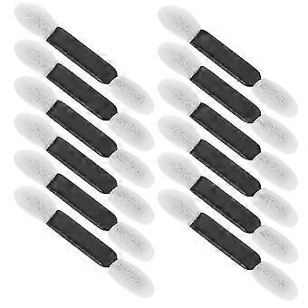Aplicadores de sombra de ojos de esponja de doble punta, paquete de 100 unidades, compatibles con maquillaje, viajes y uso profesional.