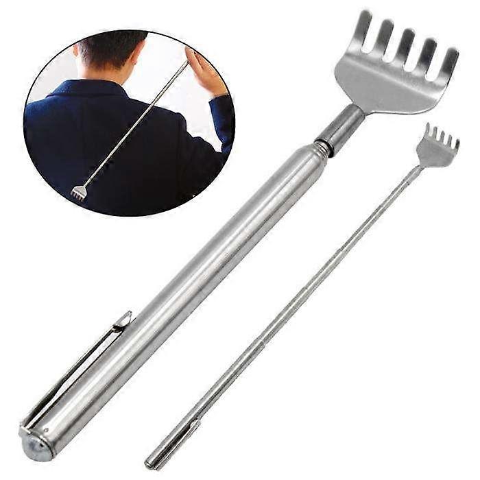2-pack Telescopic Back Scratcher - Scratch your back - Silver