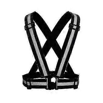 Hi Viz Vest High Vis Safety Visibility Waistcoat Reflective Belt Cycling Strap