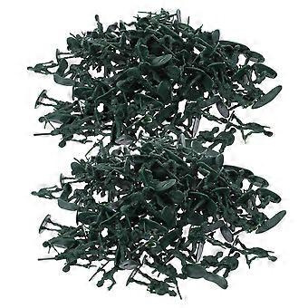 Mini Soldier Figures Plastic Miniature Soldier Figurines for Display Use 100Pcs