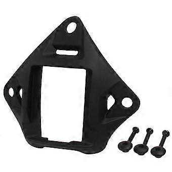Tactics Helmet NVG Mount Shroud with 3-Hole, Aluminum Alloy Sports Camera Holder Base for Marine Helmets Fast Helmet Black