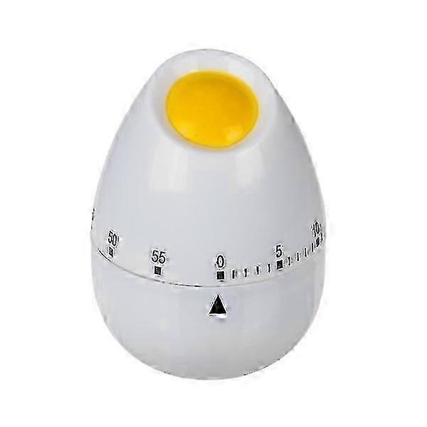 Manual Egg Timer Compact White