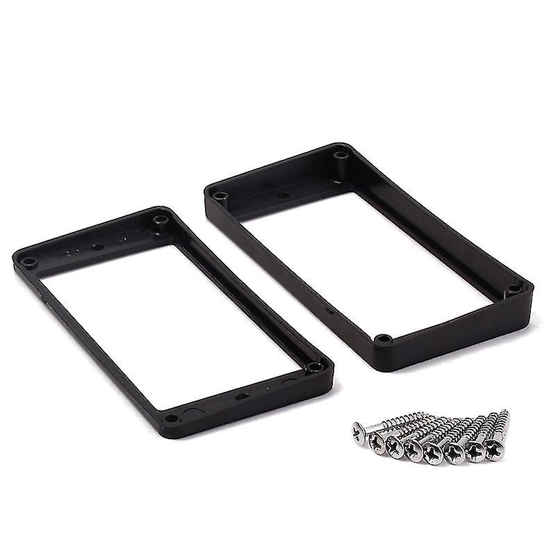 2pcs Curved Humer Pickups Frame Mounting Rings For Electric Guitar